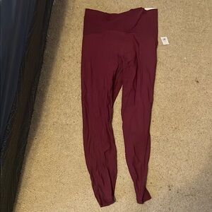 Old Navy Burgundy Leggings